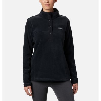 Columbia Benton Springs Half Snap, Pullover Negros Para Mujer | 612734-GEU